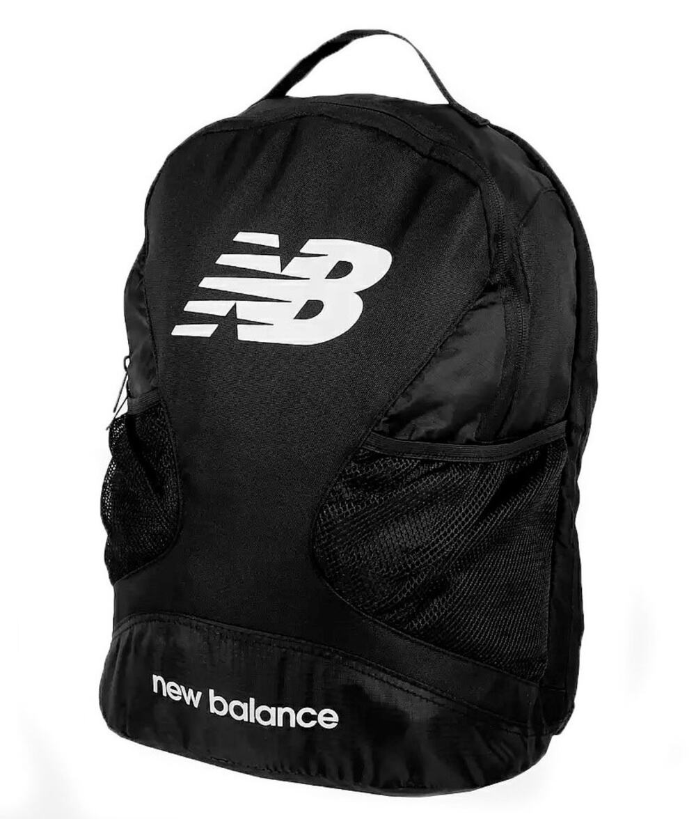 New Balance Players Backpack LAB91011 Black 17” Laptop Sports Bag NWT